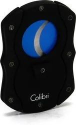 科勒比（Colibri ）CUT双刀片雪茄剪黑色/蓝色