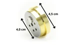 adorini Haarhygrometer klein gold 图片 3