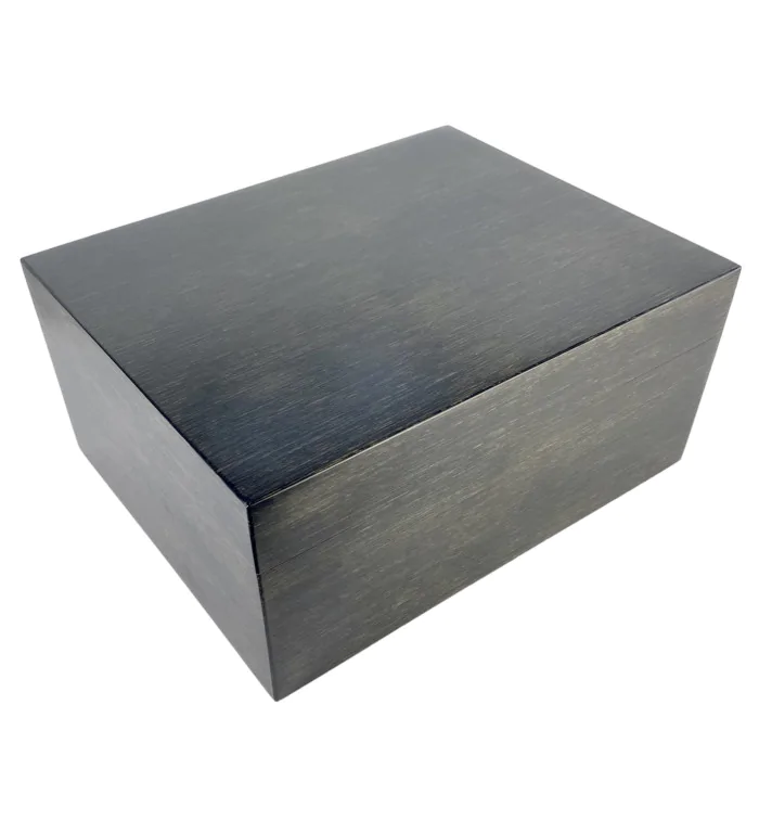 雪茄盒黑色磨砂竹面50