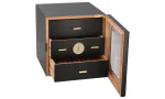 用于 adorini Humidor Chianti 中号黑色保湿盒的抽屉，带湿度计孔 图片 8