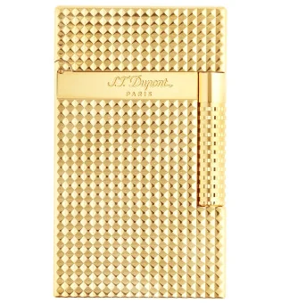 都彭 Le Grand Cling系列打火机钻石菱纹 - 金色C23009