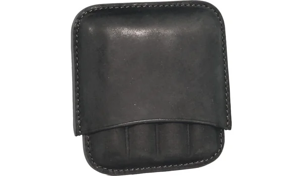 安杰洛雪茄皮套，可装 4 支雪茄 -  深灰色