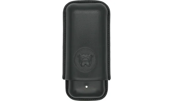 登喜路斗牛犬雪茄盒可放置两支罗伯图雪茄黑色