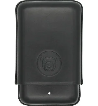 登喜路斗牛犬雪茄盒可放置3支罗伯图雪茄黑色