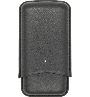 登喜路白色斑点雪茄盒可放置3支科罗娜雪茄黑色