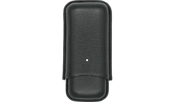 登喜路白色斑点雪茄盒可放置2支罗伯图雪茄黑色

