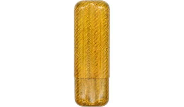 金色碳纤维雪茄盒可装 57 环径的雪茄 2 支 图片 2