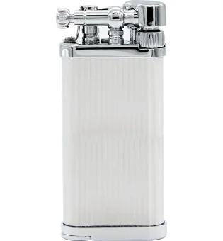 IM Corona老男孩纯银打火机 - 条纹铬色