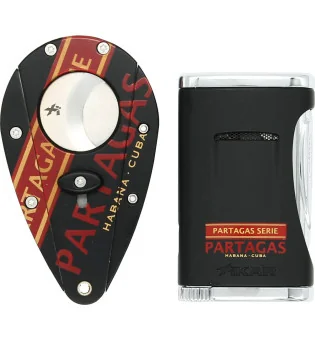 西卡Partagas系列雪茄剪和打火机套装2017