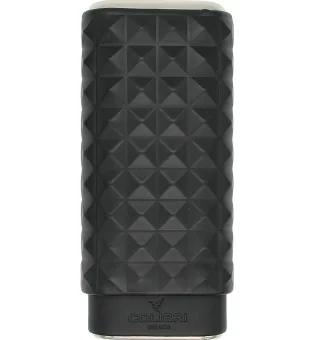 科乐比Quasar系列雪茄皮套盒黑色菱纹款

