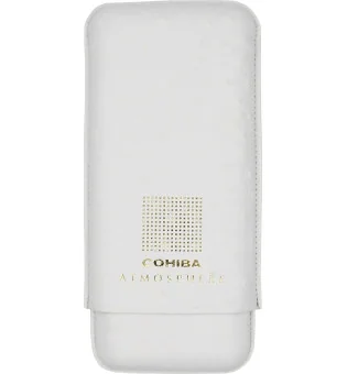 高希霸氛围雪茄皮套盒白色和金色‌‌
