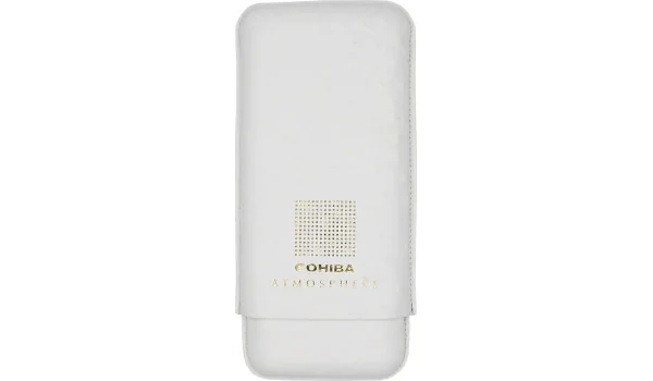 高希霸氛围雪茄皮套盒白色和金色