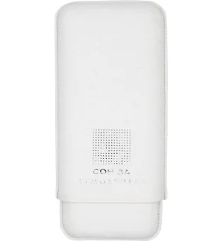 高希霸氛围雪茄皮套盒白色和银色‌‌