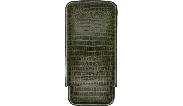 蒙特克里斯托开式雪茄皮套盒可放置3支雪茄 - 绿色