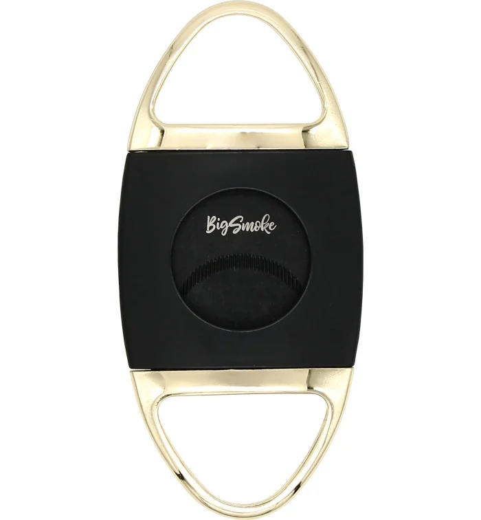 BigSmoke带黑色锯齿刃的雪茄剪 - 黑色/金色 图片 3