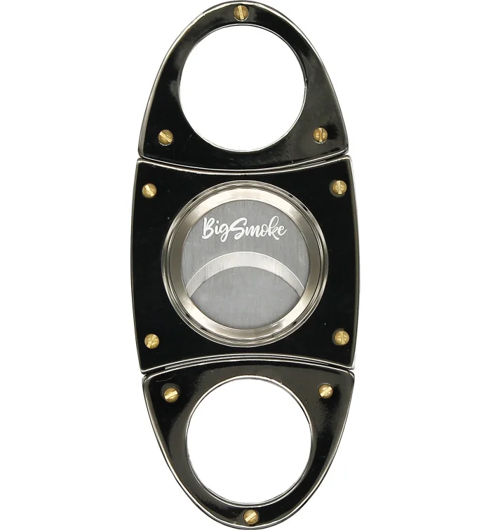 BigSmoke雪茄剪 - 枪色带金属铆钉装饰 图片 7