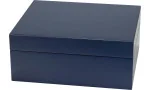 安道里尼中号豪雪茄保湿盒 - 深蓝色 图片 13