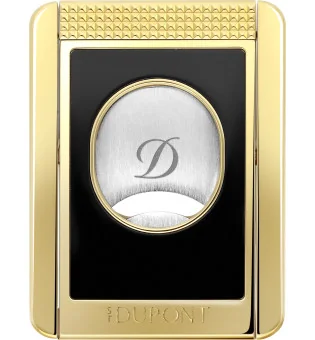 S.T. Dupont 双刃剪刀（带雪茄架）黑色与金色 003553