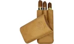 H.Upmann Cigar Case 棕色,适用于3支雪茄