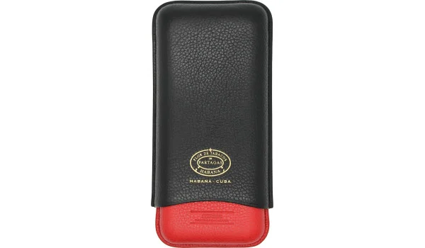Partagas Series 皮革盒,黑红配色,带金色标志