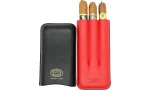 Partagas Series 皮革盒,黑红配色,带金色标志