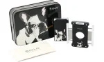 Siglo Dog Lighter and Cutter Set Black