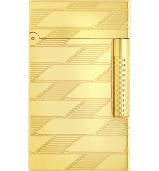S.T. Dupont Le Grand 打火机金黄色 Guilloche Monogram C23178