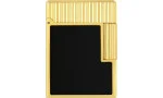 S.T. Dupont Ligne 1 打火机 黑色漆面 黄K金 C14120