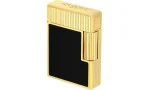 S.T. Dupont Ligne 1 打火机 黑色漆面 黄K金 C14120