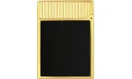 S.T. Dupont Ligne 1 打火机 黑色漆面 黄K金 C14120